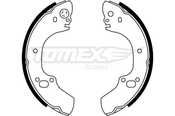 Sada brzdových čeľustí TOMEX Brakes